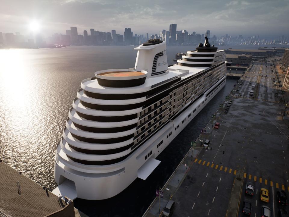 A rendering of Storylines' MV Narrative cruise ship.