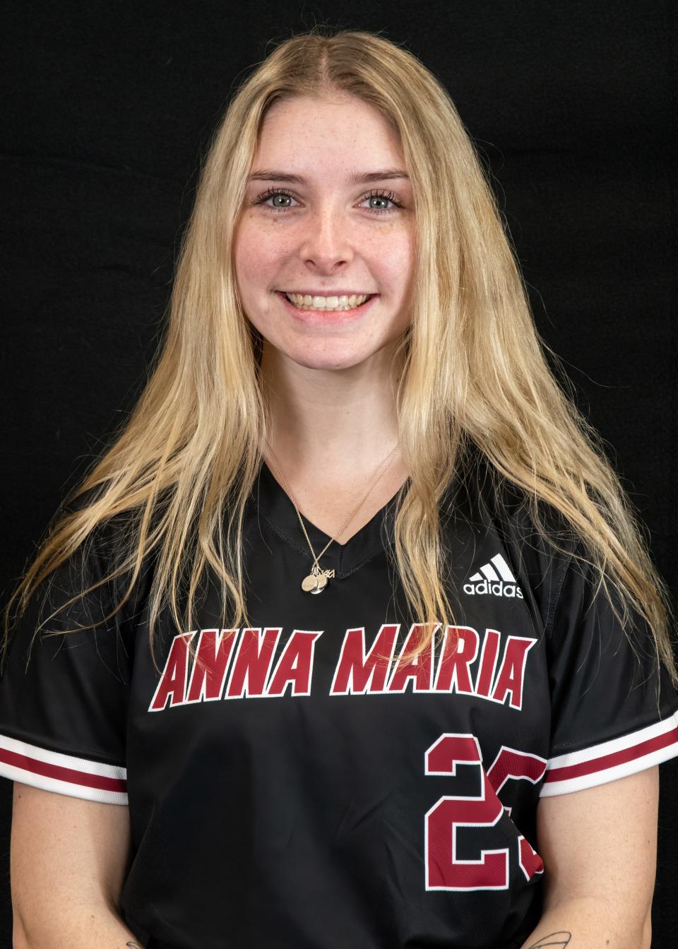 Anna Maria softball player Paige Stewart.