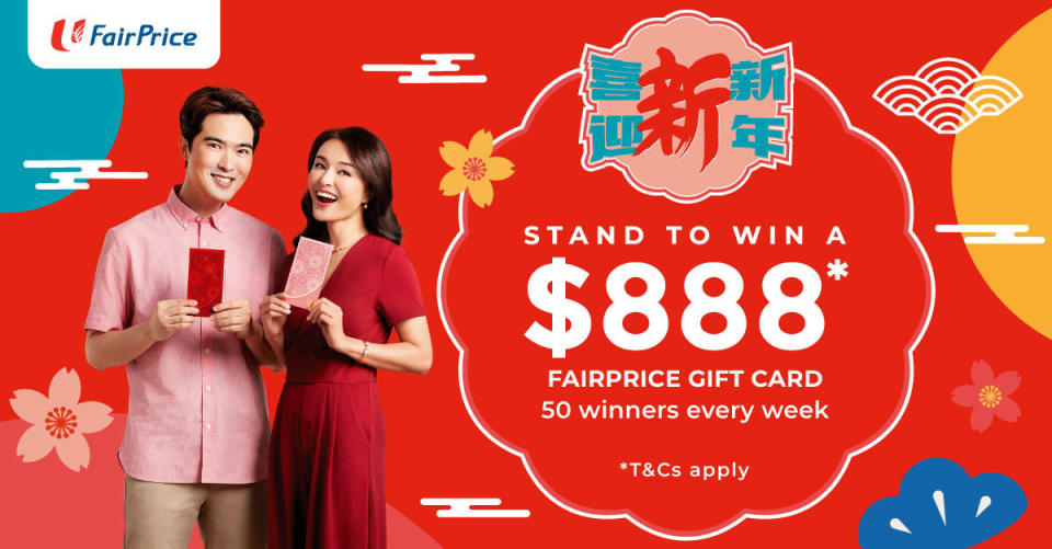 Celebrate Chinese New Year with FairPrice and stand to win S$888 FairPrice Gift Card