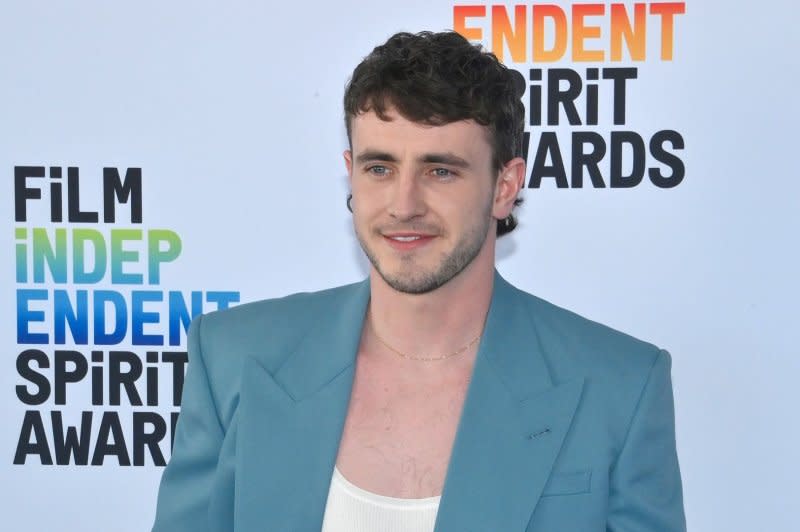 Paul Mescal attends the Film Independent Spirit Awards in March. File Photo by Jim Ruymen/UPI