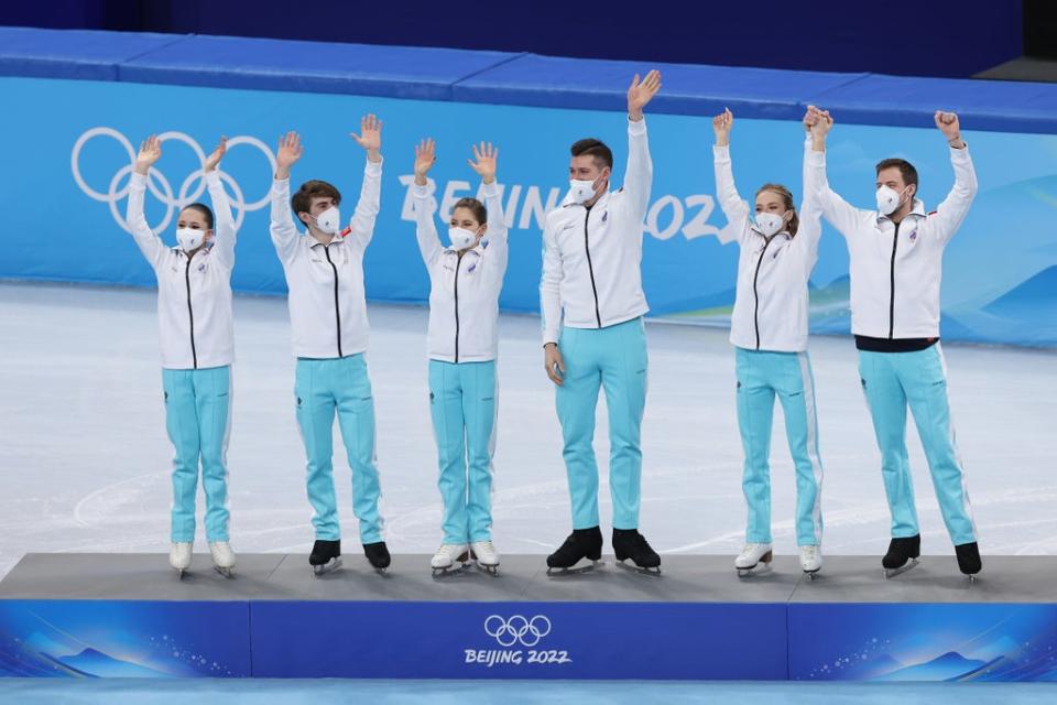 Russia won team figure skating gold (Getty Images)