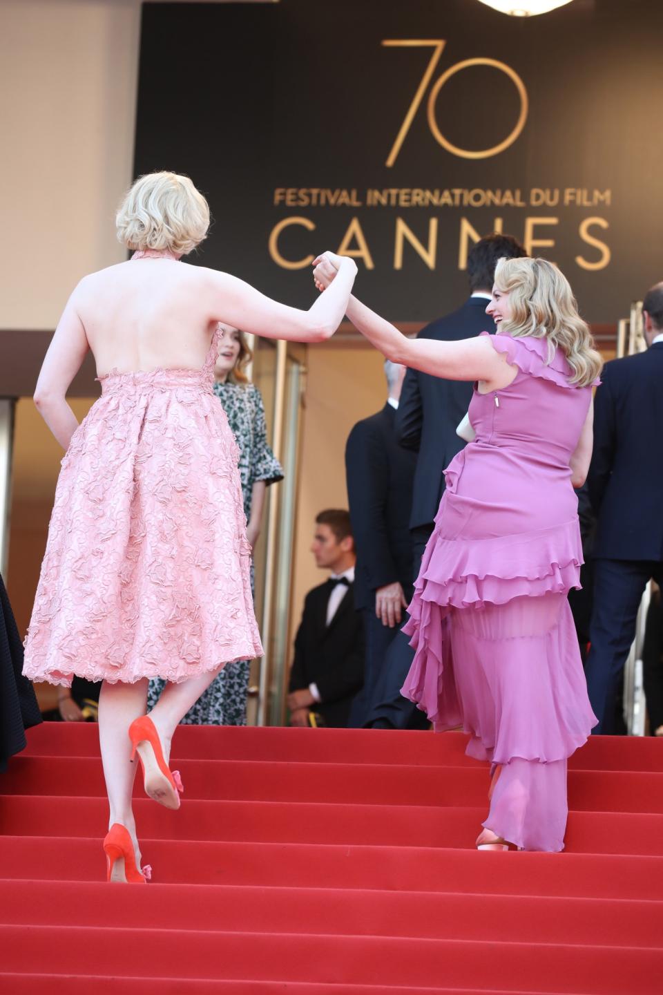 Gwendoline Christie et Elisabeth Moss