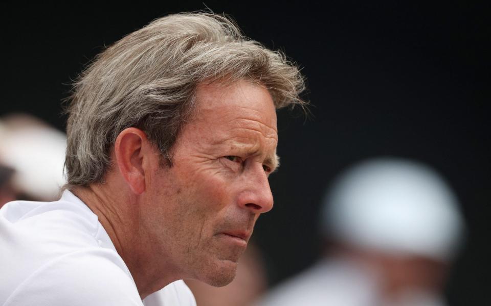 Edgbaston Priory Club, Edgbaston, Birmingham, Britain - June 15, 2022 Britain's Katie Boulter's coach Jeremy Bates during their third round match against France's Caroline Garcia - 'Katie loves competing': British tennis hero Jeremy Bates on taking Boulter to new heights - ACTION IMAGES