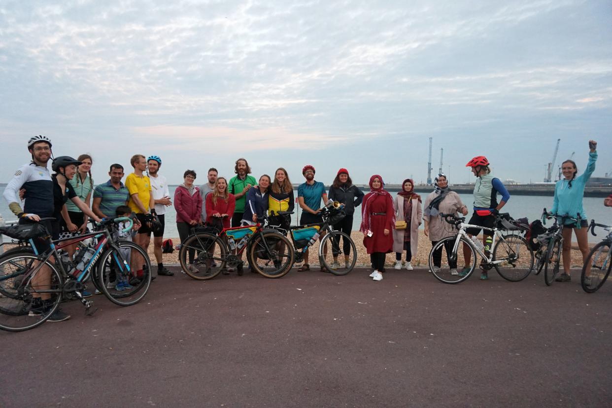 Thighs of Steel arrive in Dover