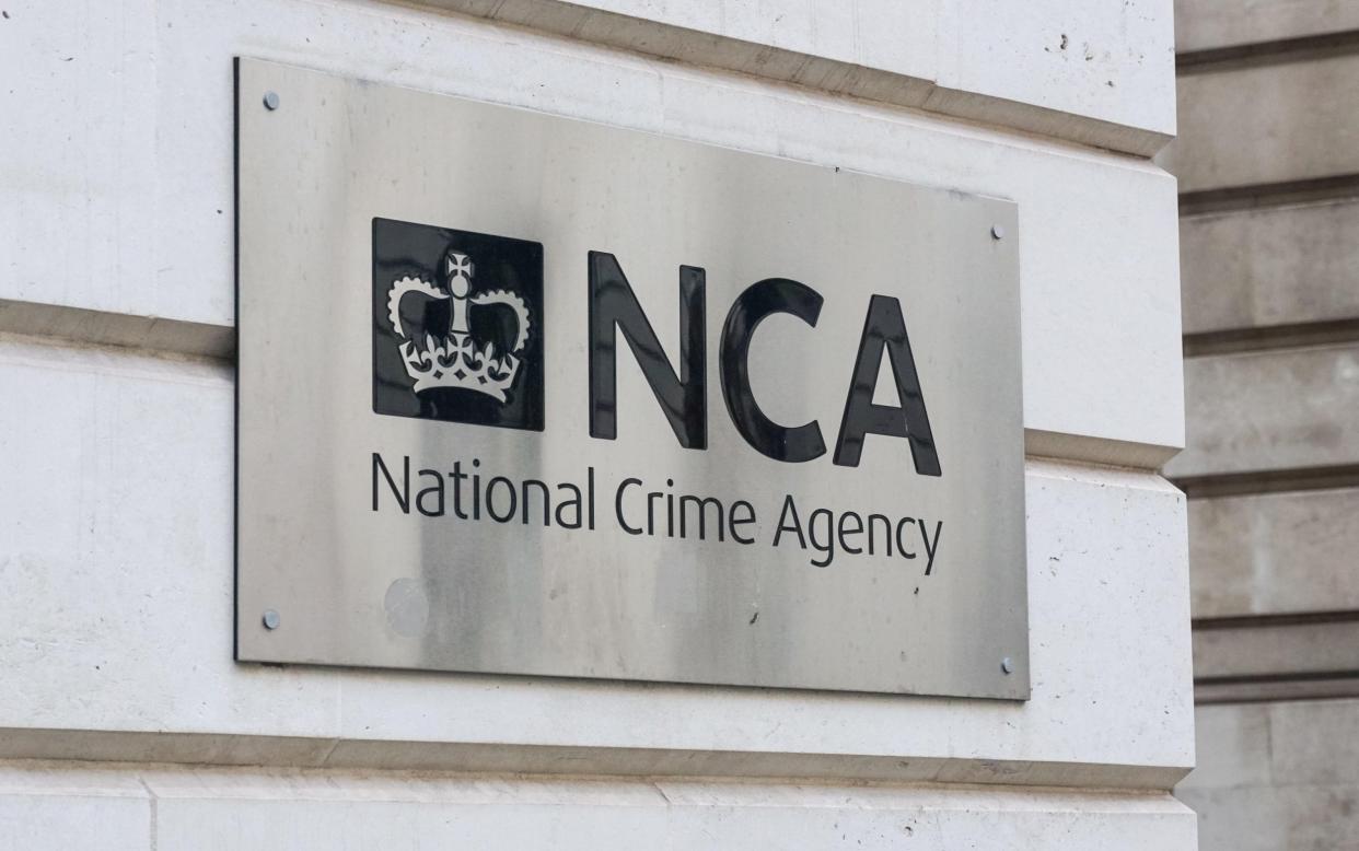 Image of sign at National Crime Agency HQ