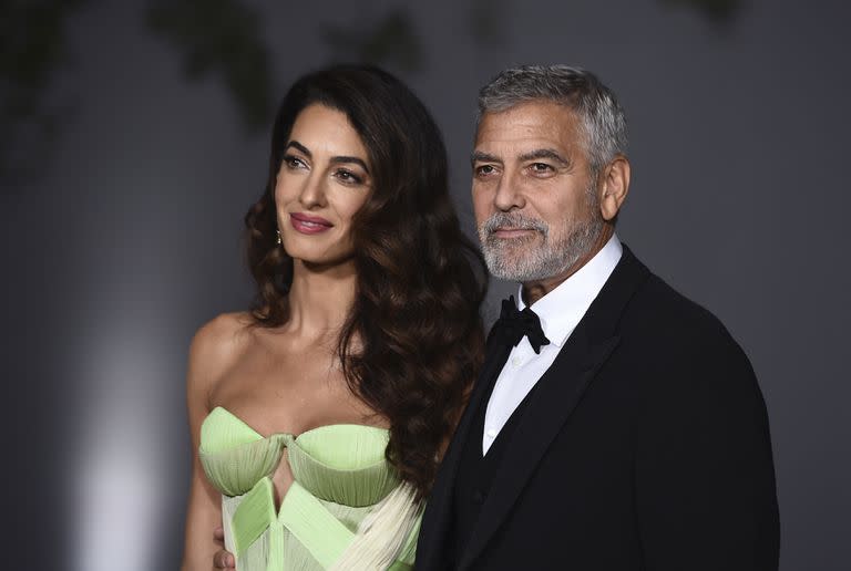 George Clooney y Amal Alamuddin, siempre radiantes