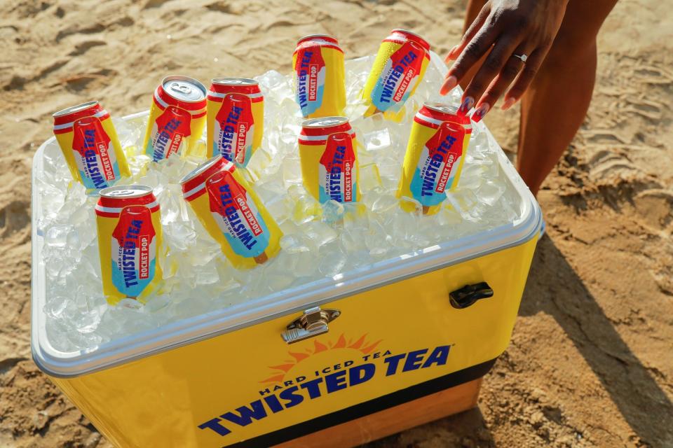 Twisted Tea Hard Ice Tea has a new flavor, Rocket Pop, in its summer limited edition Twisted Tea Party Pack, with Twisted Tea Original, Half & Half and Peach.