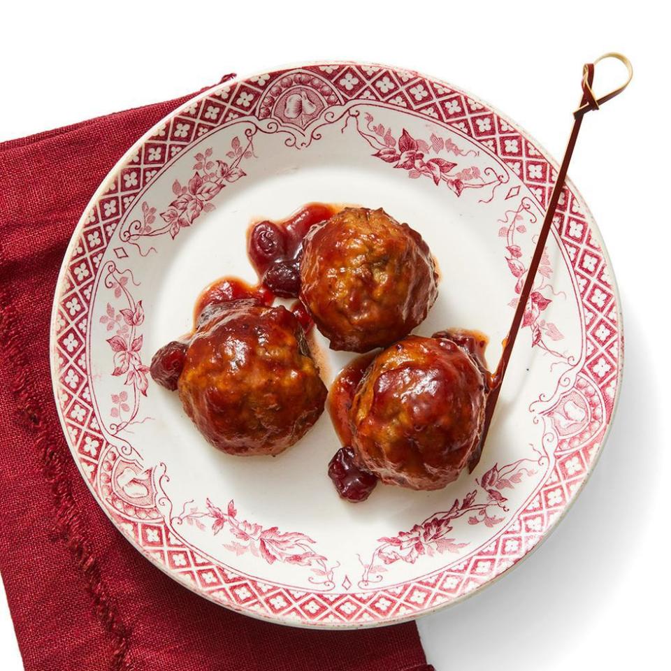 Tangy Cranberry Meatballs