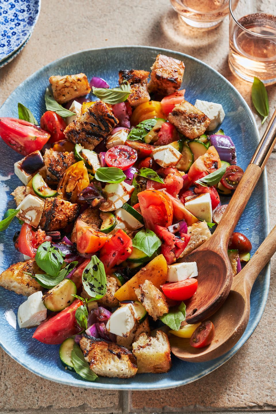 grilled panzanella salad