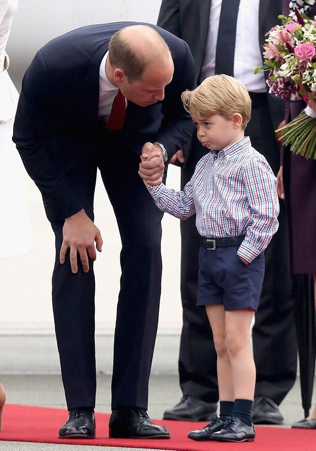 The Prince takes parenting cues from his mum. Photo: Getty