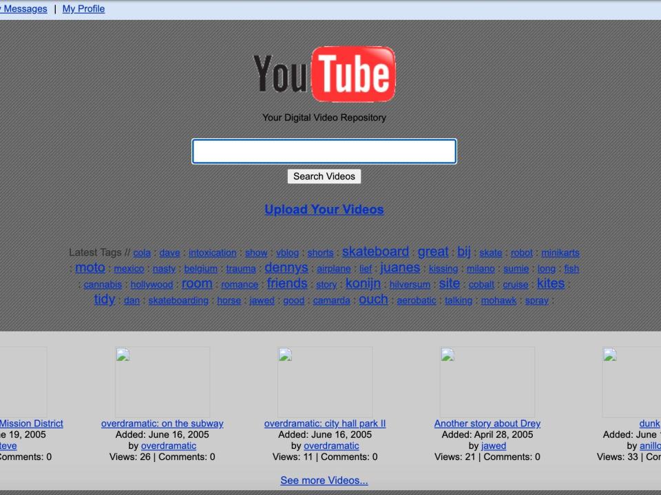 youtube may 2005