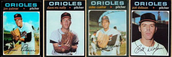  1970 Topps # 20 Dave McNally Baltimore Orioles