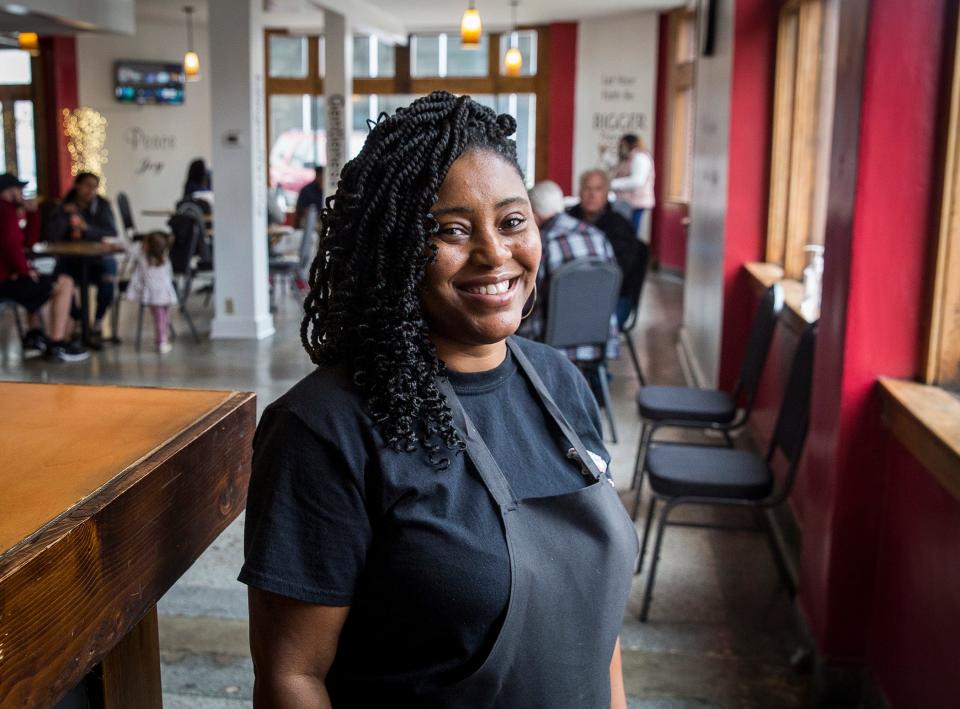 Owner Andrea Venable-Bond opened Mama Bond's Soul Food on Charles Street in downtown Muncie Friday, Nov. 13, 2020. 