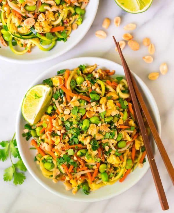 15) Vegetarian Pad Thai With Zoodles