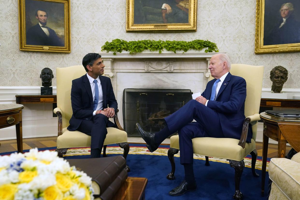 Prime Minister Rishi Sunak held talks with US president Joe Biden and other leaders (PA Wire)