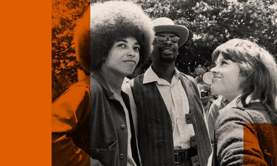 with Jane Fonda at a Vietnam war demonstration, 1970