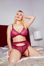 <p>Cet ensemble couleur vin hyper sexy inclut un porte-jarretelles assorti pour passer une St-Valentin “caliente”.<br>Cosabella X Eloquii Sugar Bralette, $80, <a rel="noopener" href="https://fave.co/2W9dfAC" target="_blank" data-ylk="slk:eloquii.com;elm:context_link;itc:0;sec:content-canvas" class="link ">eloquii.com</a><br>Cosabella X Eloquii Sugar Hotpant, $40, <a rel="noopener" href="https://fave.co/2AXaxVQ" target="_blank" data-ylk="slk:eloquii.com;elm:context_link;itc:0;sec:content-canvas" class="link ">eloquii.com </a><br>Cosabella X Eloquii Sugar Garter Belt, $50, <a rel="noopener" href="https://fave.co/2T62tta" target="_blank" data-ylk="slk:eloquii.com;elm:context_link;itc:0;sec:content-canvas" class="link ">eloquii.com</a> </p>