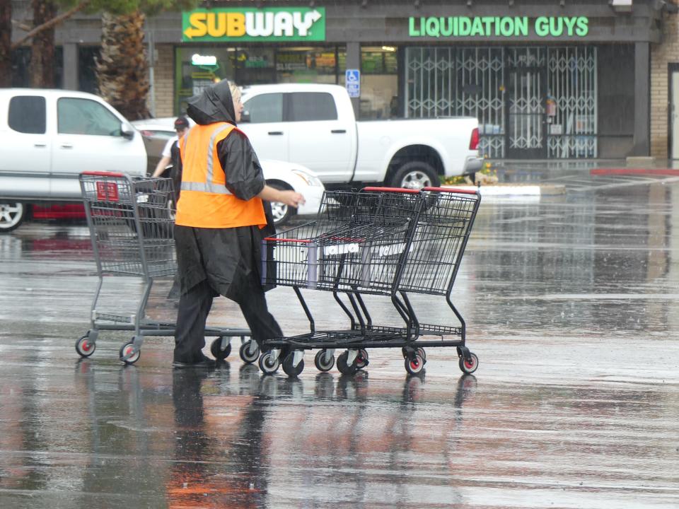 Hurricane Hilary's tropical storm moved into the High Desert on Sunday. The storm flooded roads, washes, and backyards. It also made everyday life difficult for many.