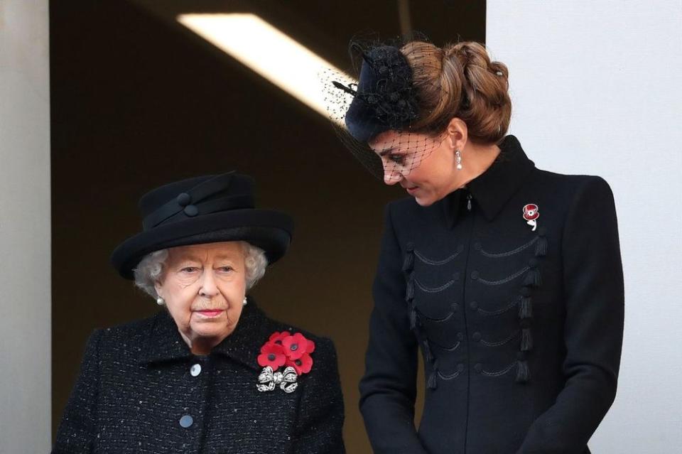 Queen Elizabeth and Kate Middleton | Chris Jackson/Getty Images