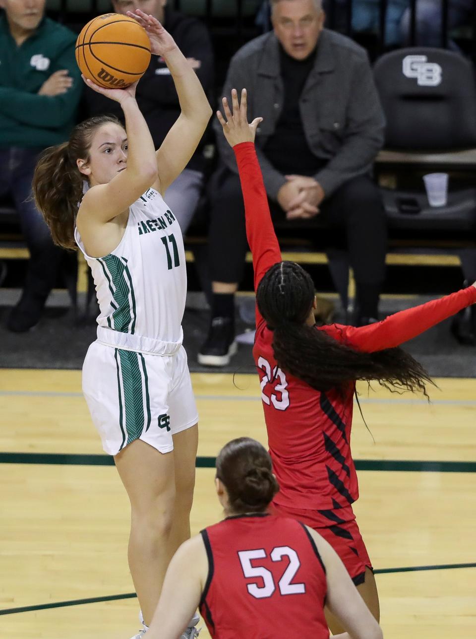 UWGB’s Natalie McNeal (11) has been one of the Phoenix's top players in her second season with the team.