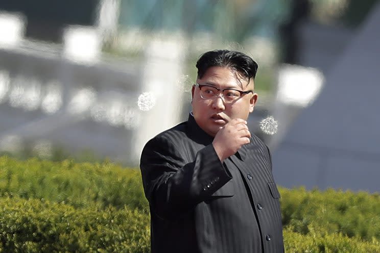 Donald Trump could try to target Kim Jon-un, the tyrannical leader of North Korea (AP)