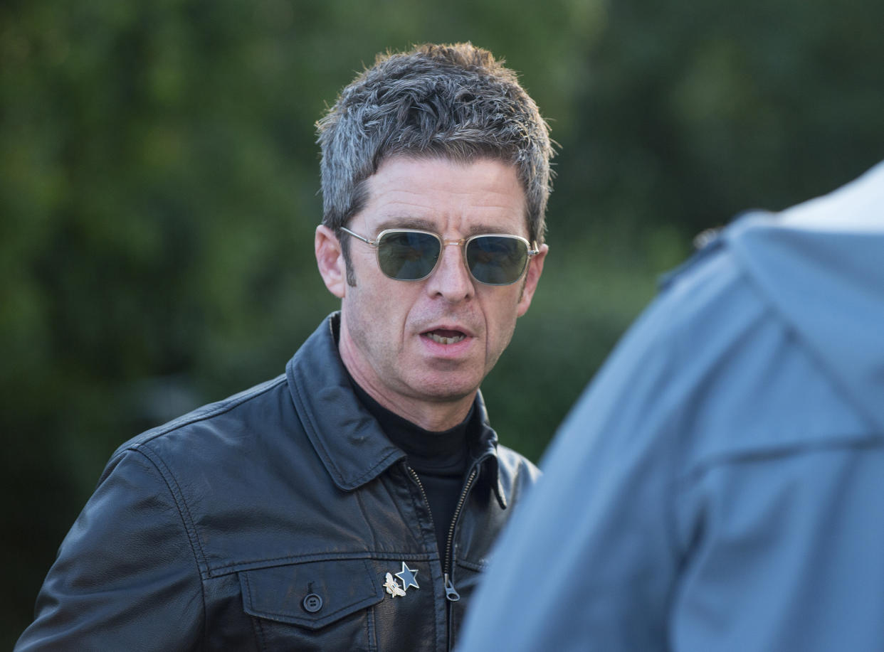 NEWPORT, ISLE OF WIGHT - JUNE 14: Noel Gallagher backstage at Isle of Wight Festival 2019 at Seaclose Park on June 14, 2019 in Newport, Isle of Wight. (Photo by Mark Holloway/Getty Images,)