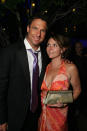 Mark Steines and Leanza Cornett during Entertainment Tonight/PEOPLE Magazine Emmy Party at Mondrian Hotel in West Hollywood, California, United States. (Photo by E. Charbonneau/WireImage)