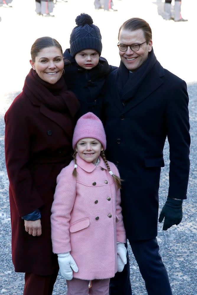 Princess Victoria and Prince Daniel with their children | Michael Campanella/Getty