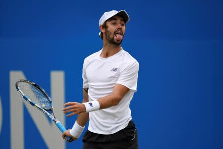 Tennis - Aegon Championships - Queen’s Club, London, Britain - June 22, 2017 Australia's Jordan Thompson reacts during his second round match against USA's Sam Querrey Action Images via Reuters/Tony O'Brien