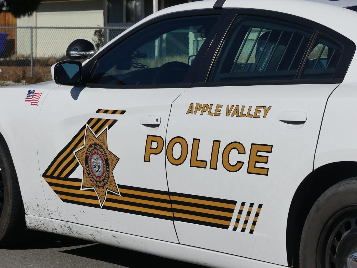 Three men were recently arrested on suspicion of robbing a home last month in Apple Valley, where they used bear spray on an 89-year-old resident.