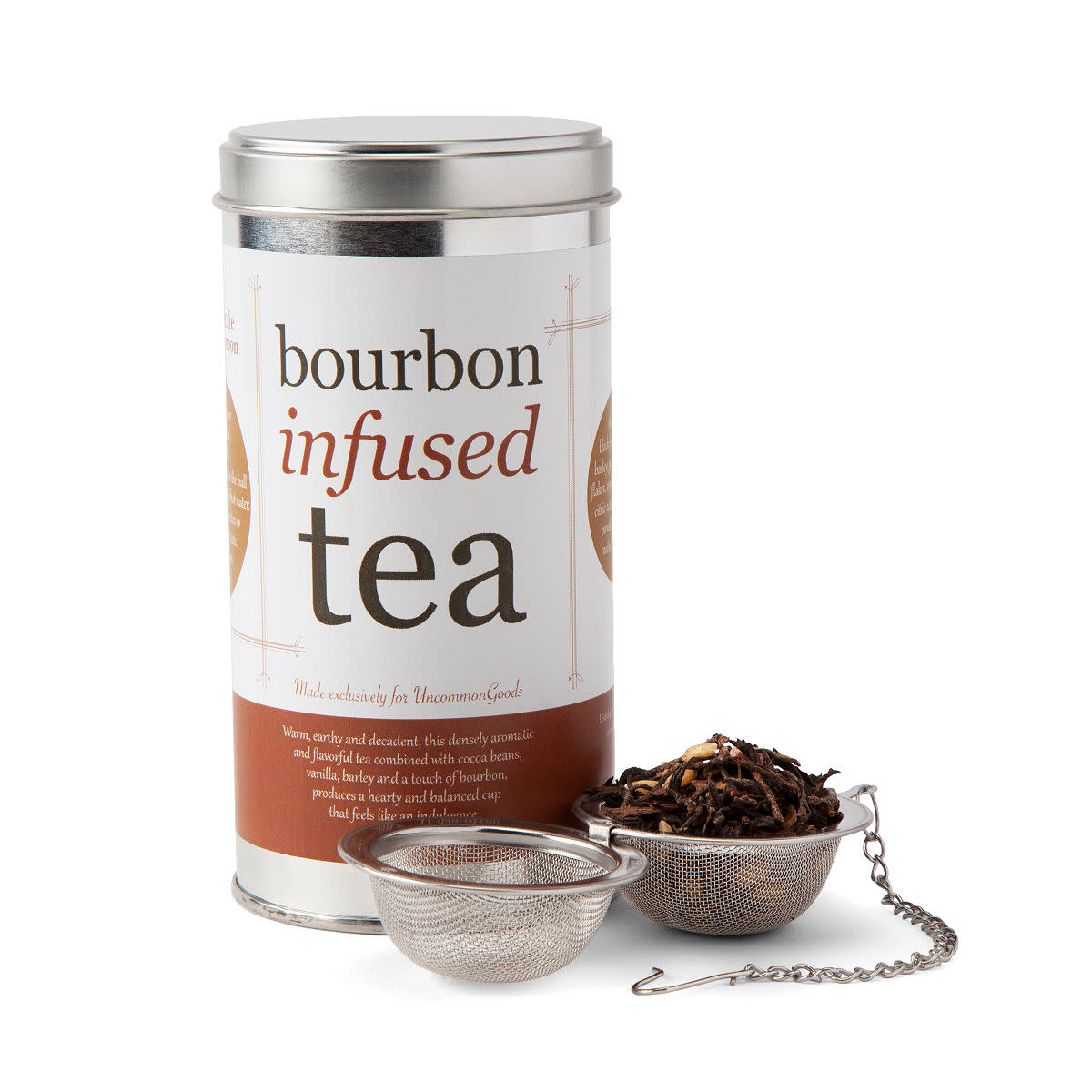 <p><a href="https://go.redirectingat.com?id=74968X1596630&url=https%3A%2F%2Fwww.uncommongoods.com%2Fproduct%2Fbourbon-infused-tea&sref=https%3A%2F%2Fwww.delish.com%2Ffood-news%2Fg39693454%2Fbest-gifts-for-bourbon-lovers%2F" rel="nofollow noopener" target="_blank" data-ylk="slk:Shop Now;elm:context_link;itc:0;sec:content-canvas" class="link rapid-noclick-resp">Shop Now</a></p><p>Bourbon Infused Tea</p><p>Uncommon Goods</p><p>$22.00</p>