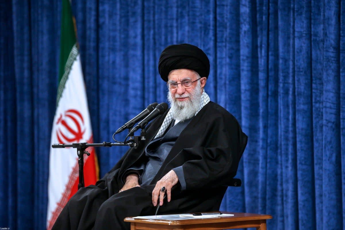 Iranian Supreme Leader Ayatollah Ali Khamenei had threatened to attack Israel (AP)