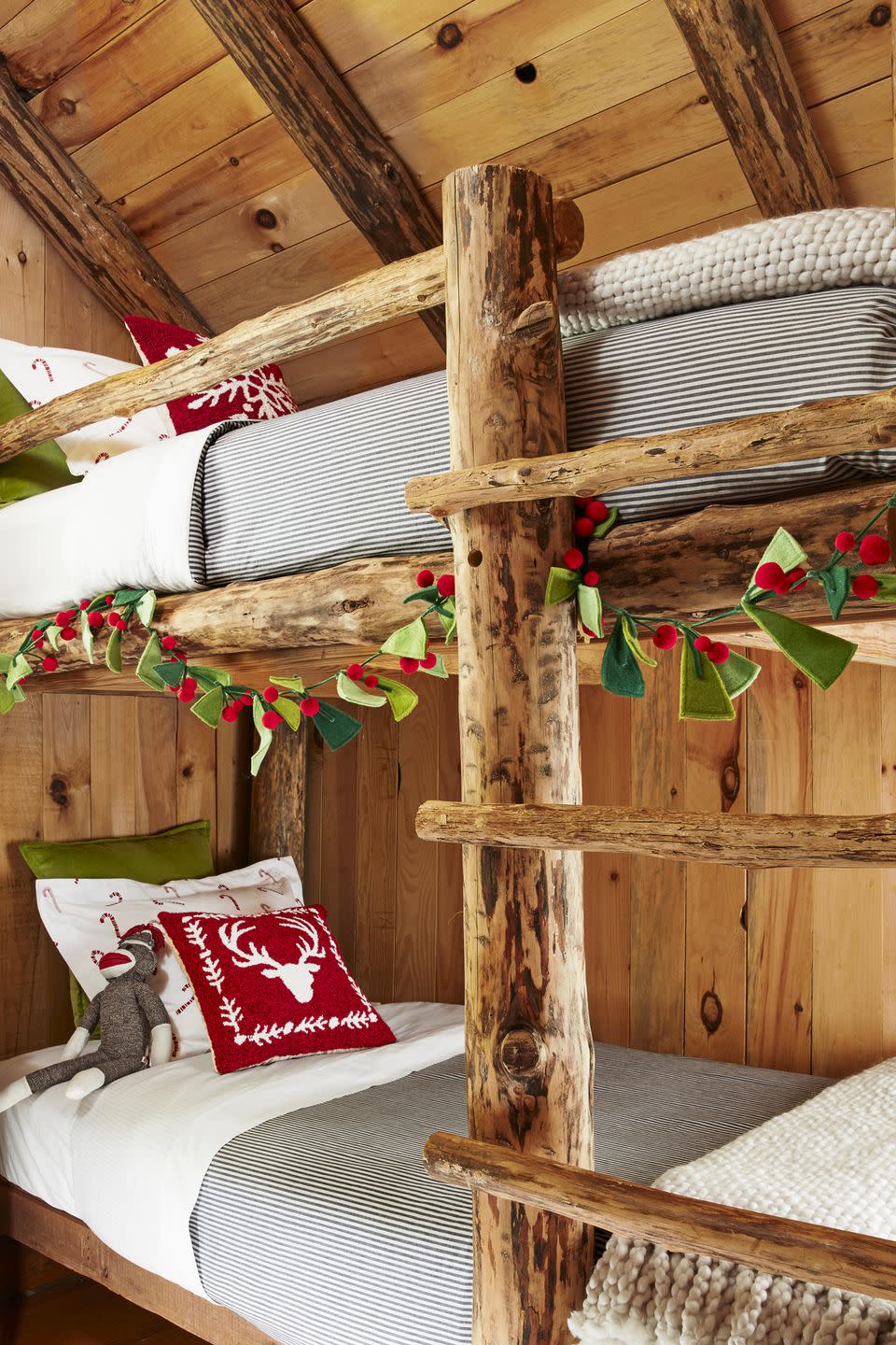 Wrap Garland Around Bedposts