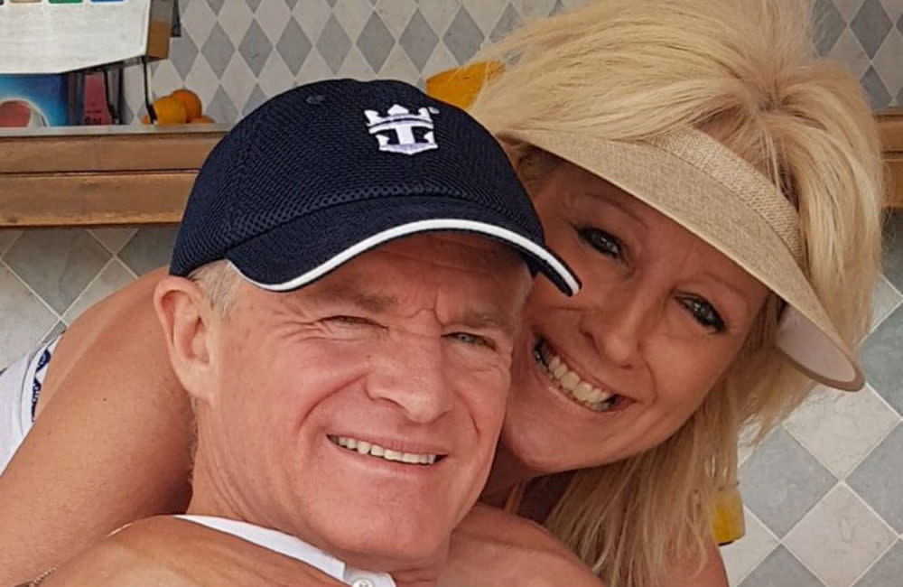 Bobby Davro's fiancee Vicky Wright has cancer (c) Twitter credit:Bang Showbiz