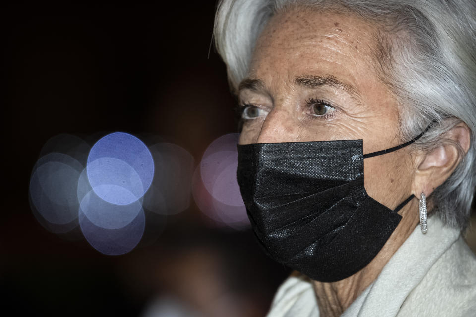 European Central Bank (ECB) president Christine Lagarde