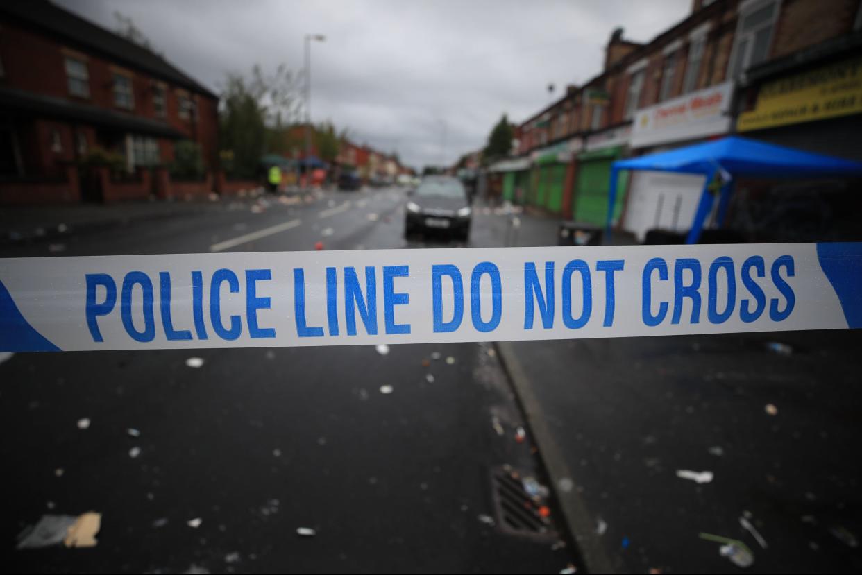 Police tape stock photo (PA Wire)