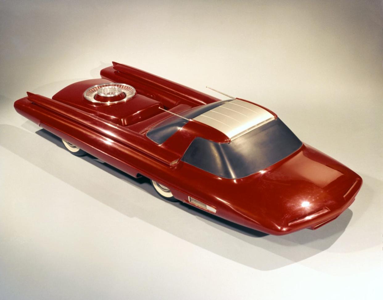 This 1958 Ford Nucleon is among 100 concept car images that Ford Motor Co. just added to its online archive site. Images are now available to the public for free downloading.