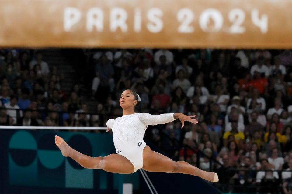 Chiles will compete in the women's floor exercise individual final on August 5 (AP)