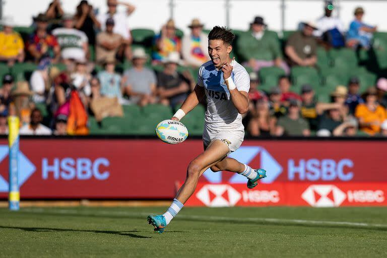 La corrida del Rayo Moneta en Perth: los Pumas 7s volvieron a festejar