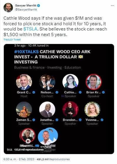 ¿Por qué Cathie Wood sigue confiando en Tesla?