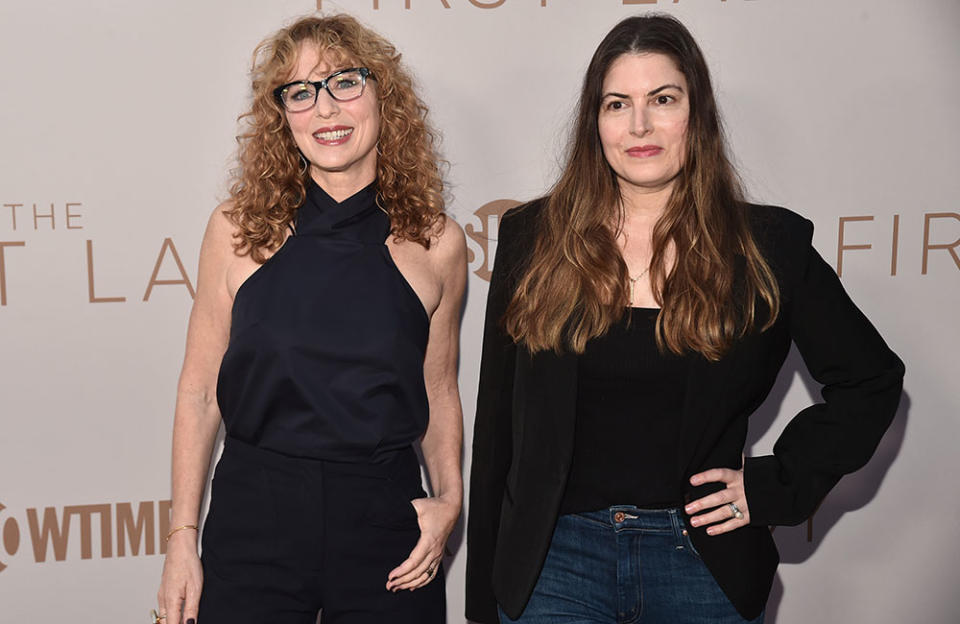 Casting directors Sarah Finn and Krista Husar attend the premiere for the series they worked on, in between shepherding such huge Marvel projects as Doctor Strange in the Multiverse of Madness and Moon Knight, among many others. - Credit: Alberto E. Rodriguez/Getty Images)