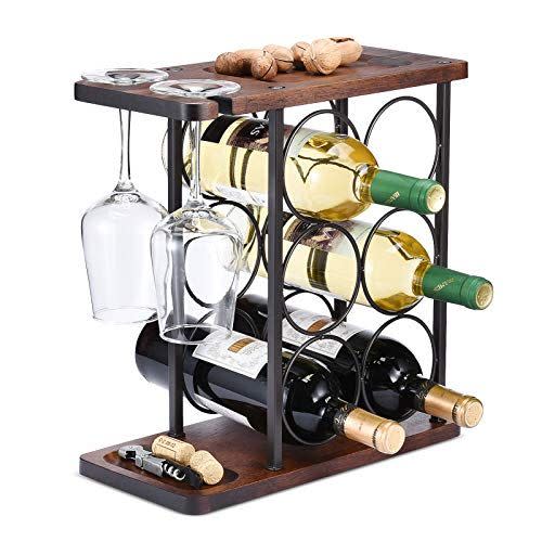 26) Countertop Wine Rack