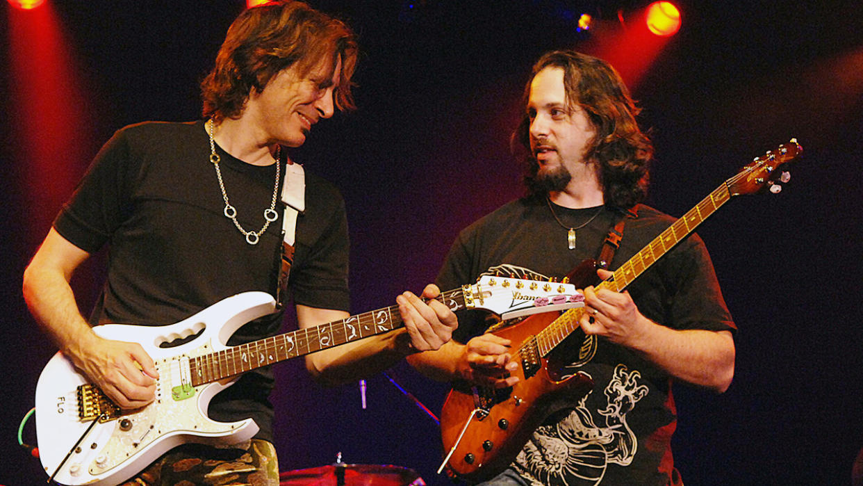  Steve Vai and John Petrucci. 