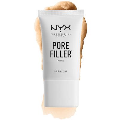 NYX Pore Filler minimizes pores and creates a smooth canvas for makeup, just like the pricier Benefit Porefessional primer