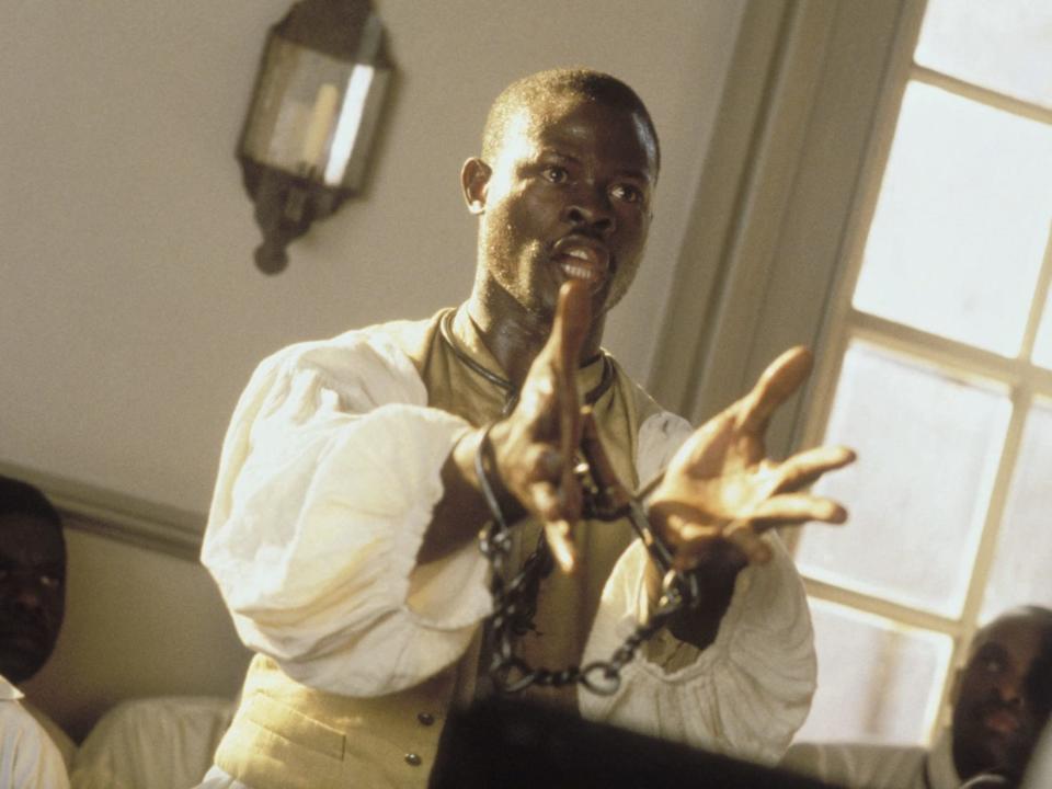 Djimon Hounsou in "Amistad."