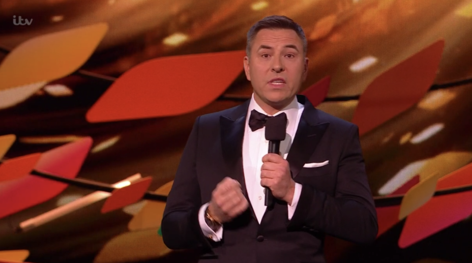 David Walliams joked about Laurence Fox's "empty calendar". (ITV)