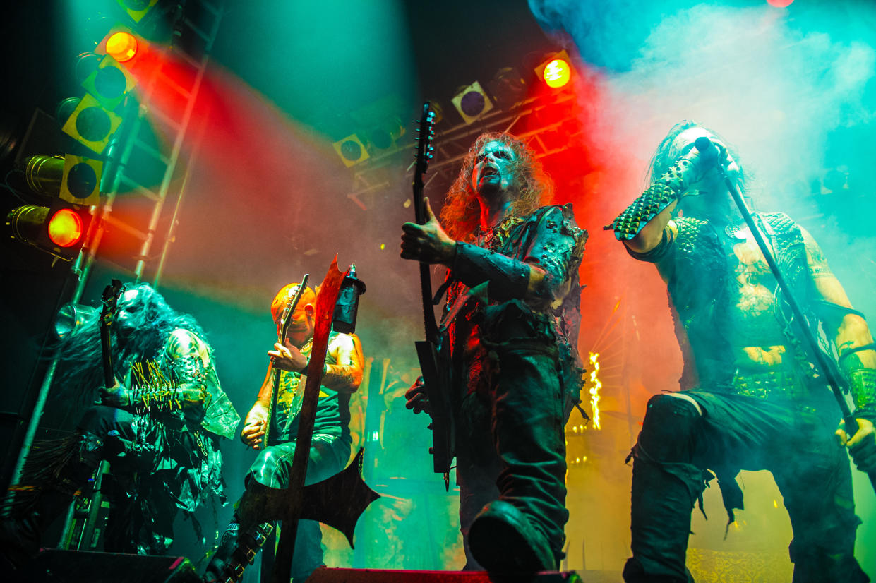 Swedish black metal band Watain. (Getty Images file photo)