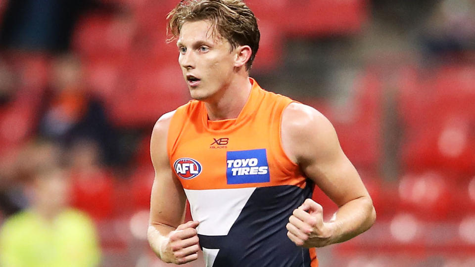 Lachie Whitfield, pictured here in action for GWS Giants.