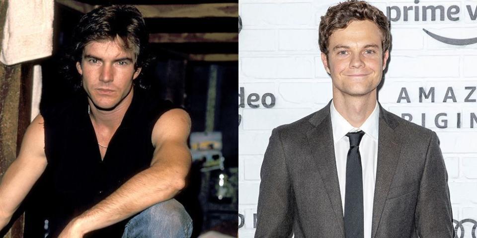 Dennis Quaid and Jack Quaid at 27