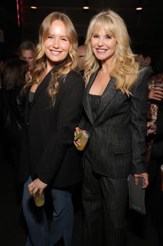 <p>Kevin Mazur/Getty</p> Sailor Brinkley Cook and her mother Christie Brinkley posed together at the Rolling Stones surprise show